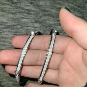 2 Silver bracelets